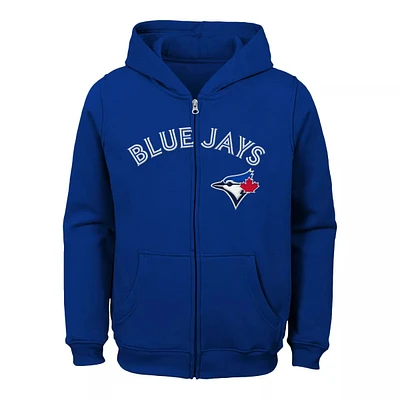 Youth Toronto Blue Jays Wordmark Full Zip Hood