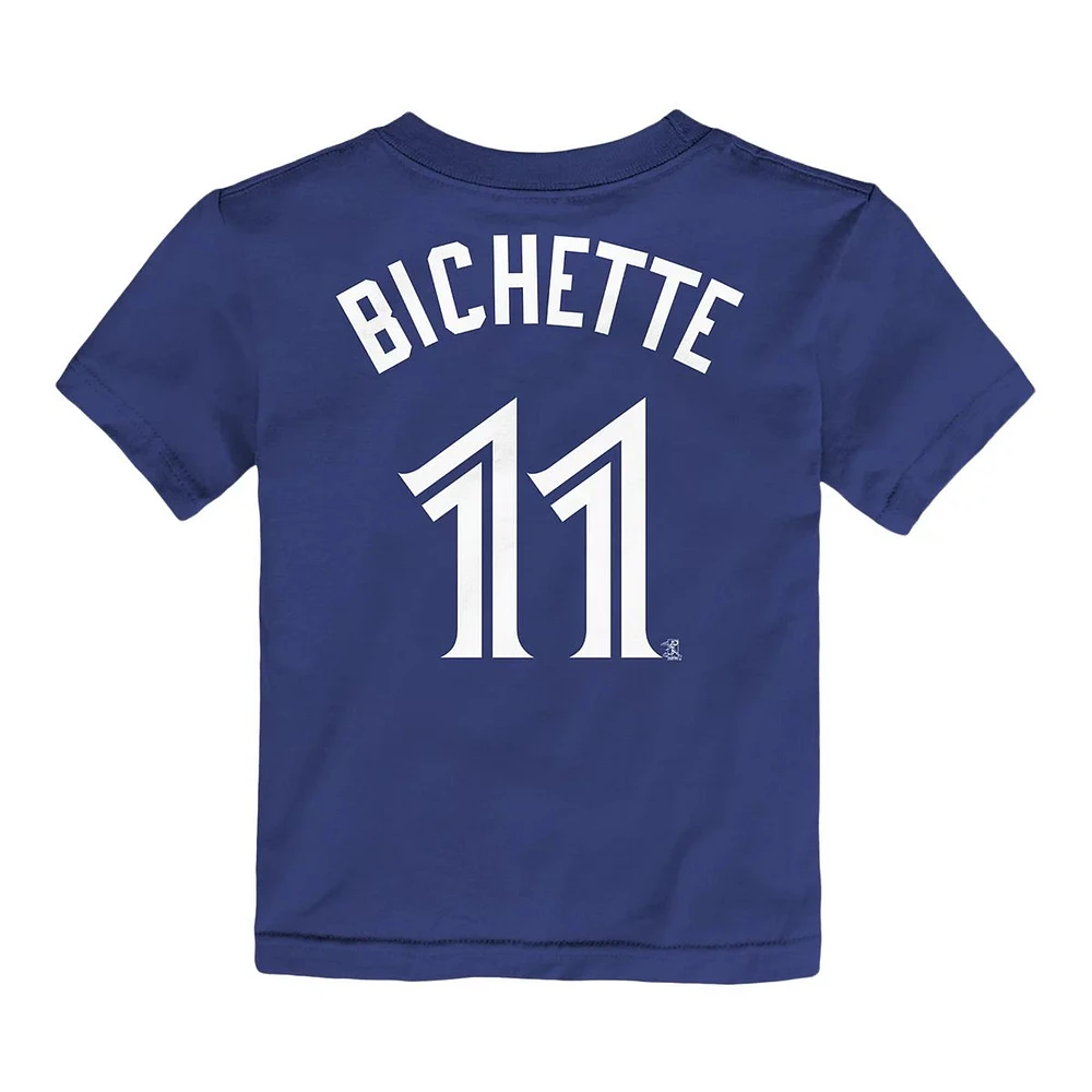 Nike Toddler Toronto Blue Jays Bo Bichette Cotton T Shirt