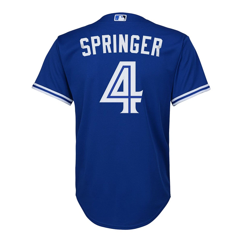 Outerstuff Youth Toronto Blue Jays George Springer Replica Baseball Jersey