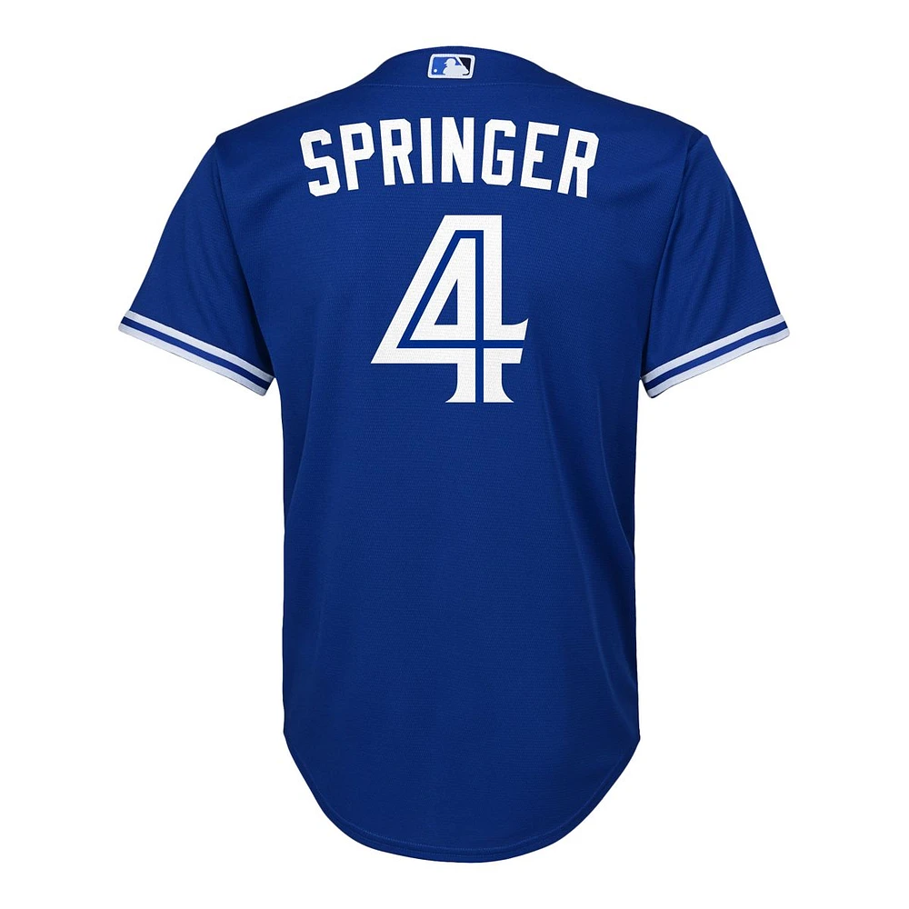 Outerstuff Youth Toronto Blue Jays George Springer Replica Baseball Jersey