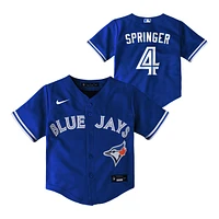 Outerstuff Youth Toronto Blue Jays George Springer Replica Lightweight Baseball Jersey