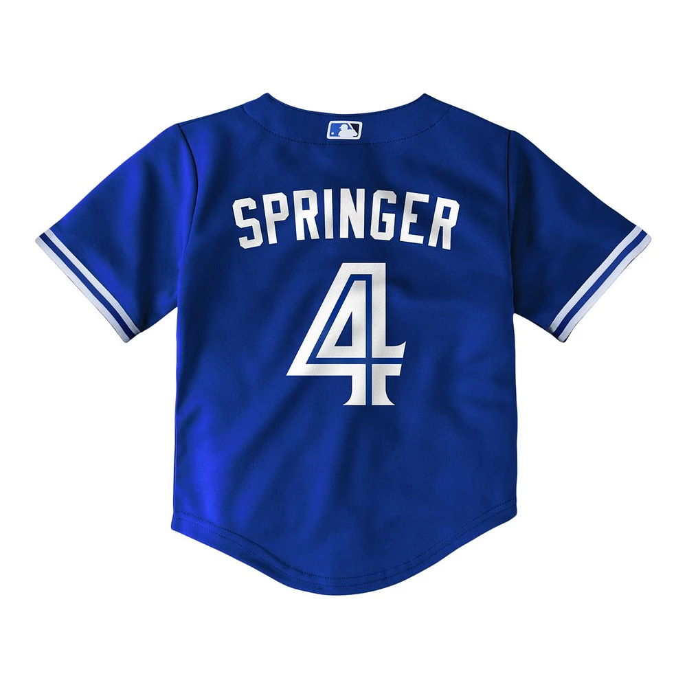 Outerstuff Youth Toronto Blue Jays George Springer Replica Lightweight Baseball Jersey