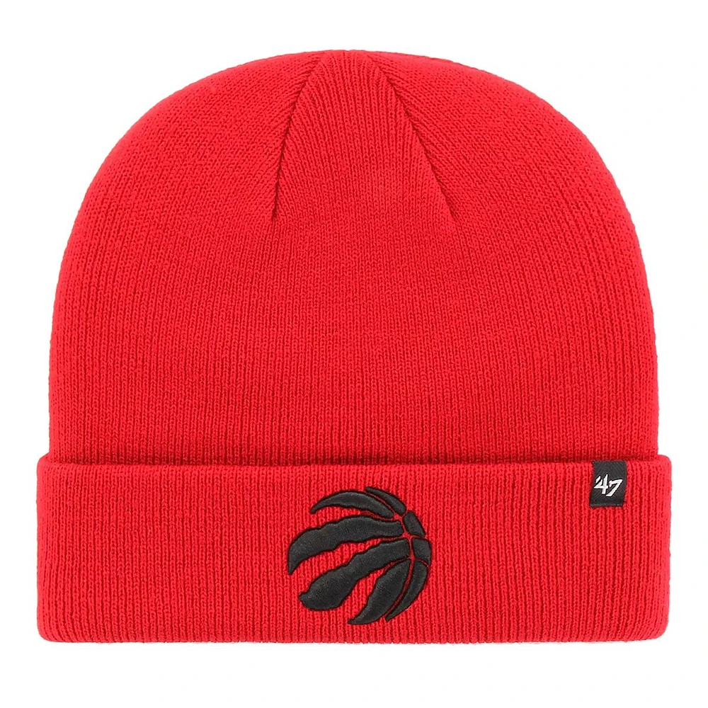 Toronto Raptors 47 Brand Raised Cuffed Knit Hat, NBA, Basketball