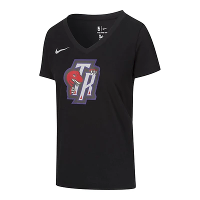 Toronto Raptors Women's Nike Hardwood Classics Dri-FIT Logo Tee