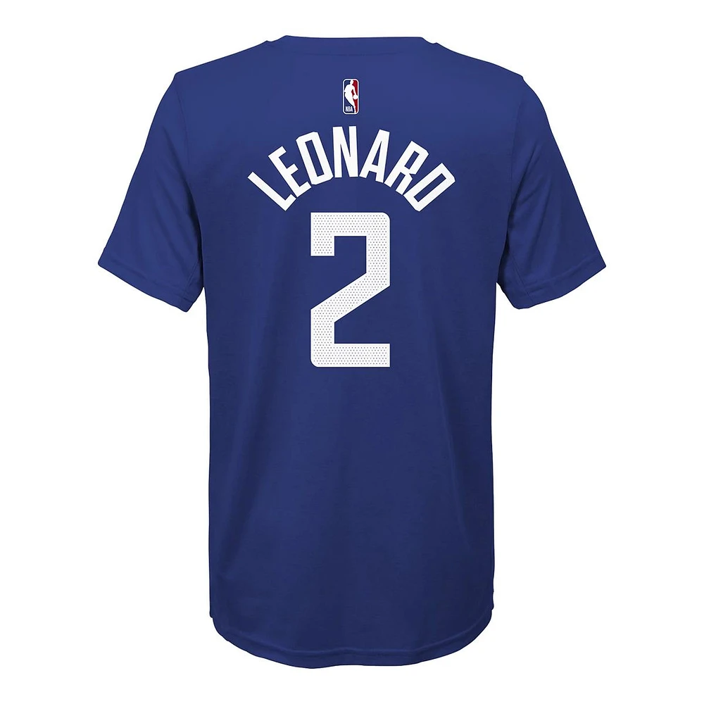 Youth Los Angeles Clippers Nike Kawhi Leonard Icon Player Tee