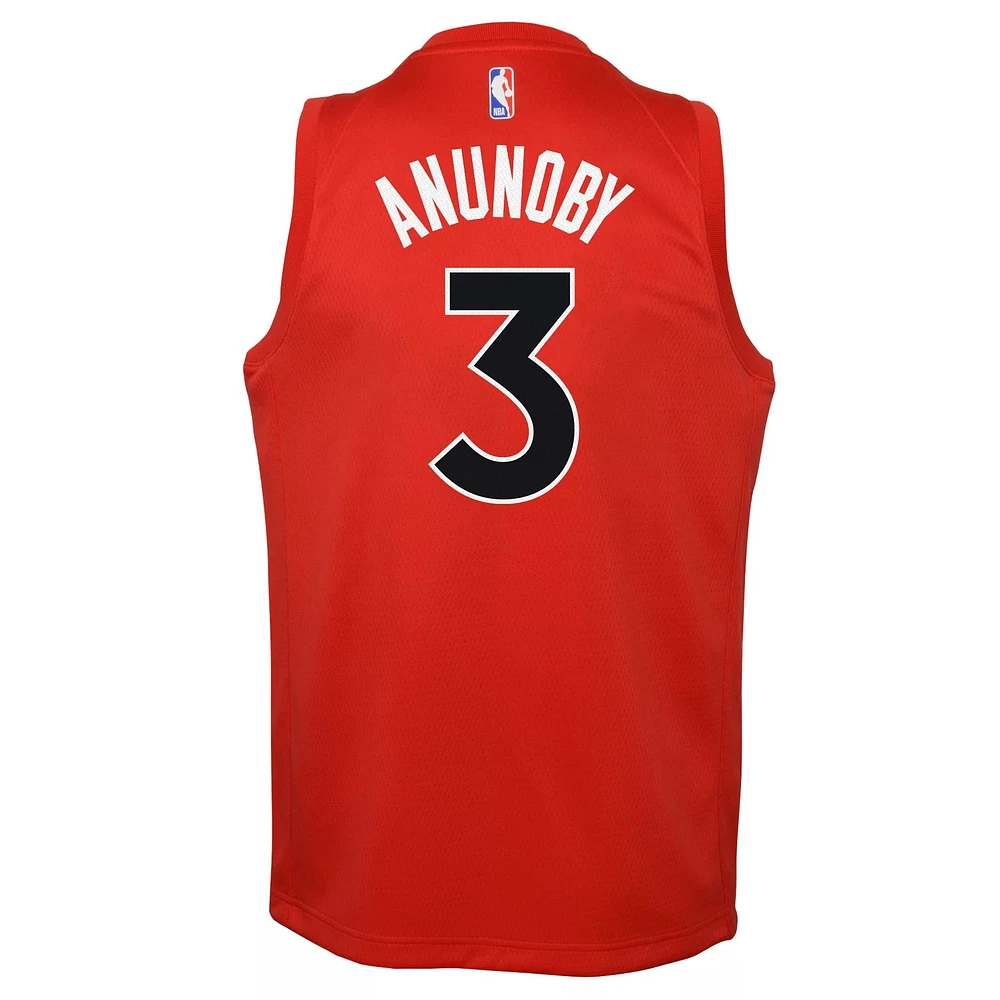 Toronto Raptors Nike Kids' OG Anunoby Swingman - Icon Edition Basketball Jersey, NBA