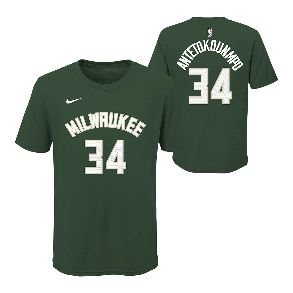 Youth Milwaukee Bucks Nike Giannis Antetokounmpo T Shirt