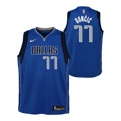 Dallas Mavericks Nike Kids' Luka Doncic Swingman - Icon Edition Basketball Jersey, NBA