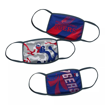 Youth Philadelphia 76ers Face Mask – Non-Medical 3 Pack