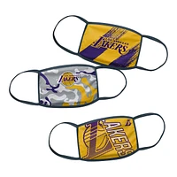 Youth Los Angeles Lakers Face Mask – Non-Medical 3 Pack