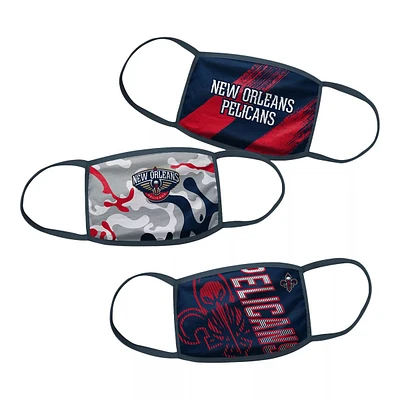 Youth New Orleans Pelicans Face Mask – Non-Medical 3 Pack