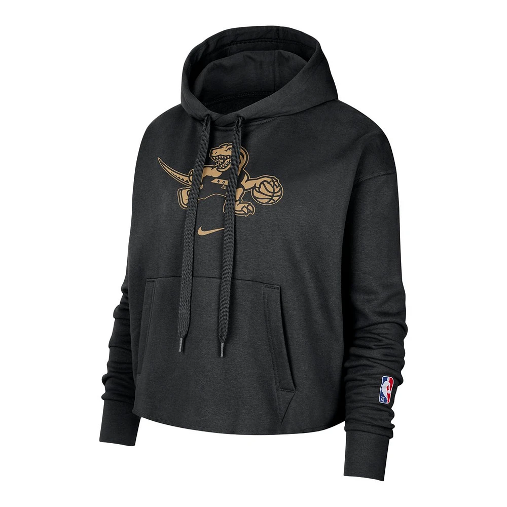 Toronto Raptors Nike Women's Mixed Tape City Edition Essential Hoodie