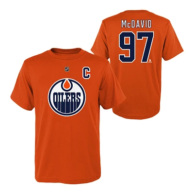 Edmonton Oilers Kids' Connor McDavid Player T Shirt