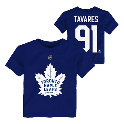 Toronto Maple Leafs Reebok Toddler John Tavares Short Sleeve Player T-Shirt