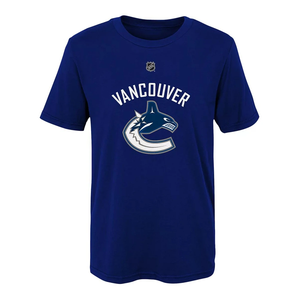 Youth Vancouver Canucks Boeser Player Tee