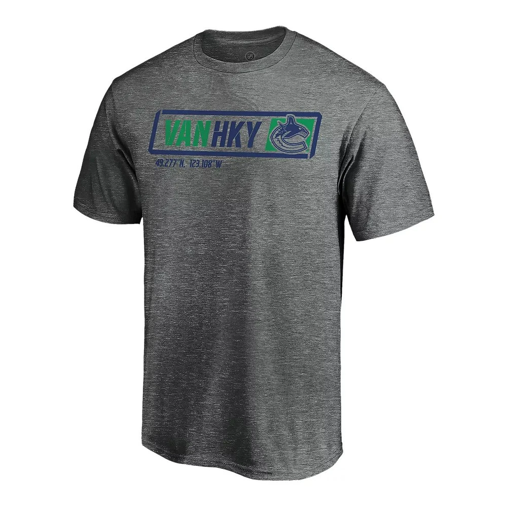 Vancouver Canucks Fanatics Men's Centre Tee