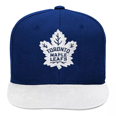 Toronto Maple Leafs adidas Kids' 2 Tone Snapback Hat, NHL, Hockey