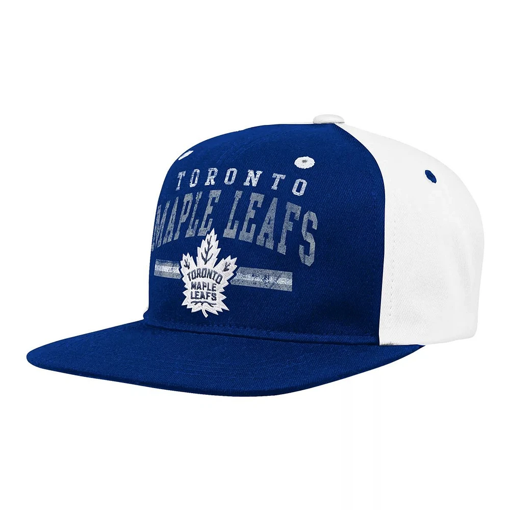 Toronto Maple Leafs adidas Kids' Old School Flatbrim Adjustable Slouch Hat, NHL, Hockey