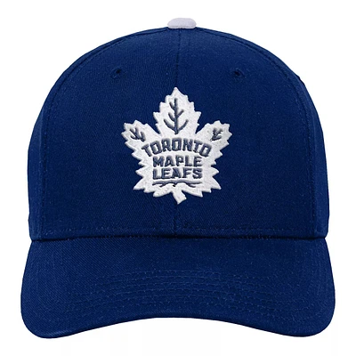 Toronto Maple Leafs Kids' Precurve Snapback Hat, NHL, Hockey