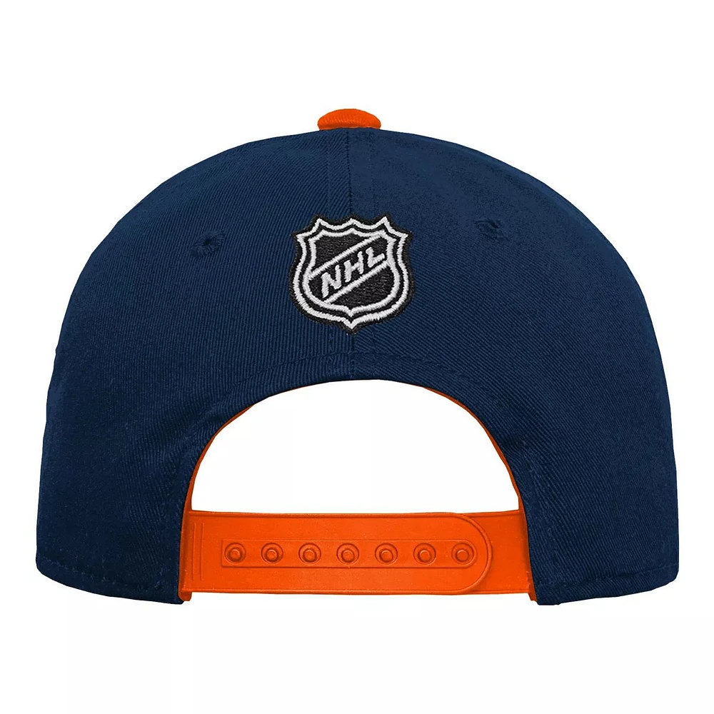 Edmonton Oilers Kids' Precurve Snapback Hat, NHL, Hockey