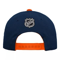 Edmonton Oilers Kids' Precurve Snapback Hat, NHL, Hockey