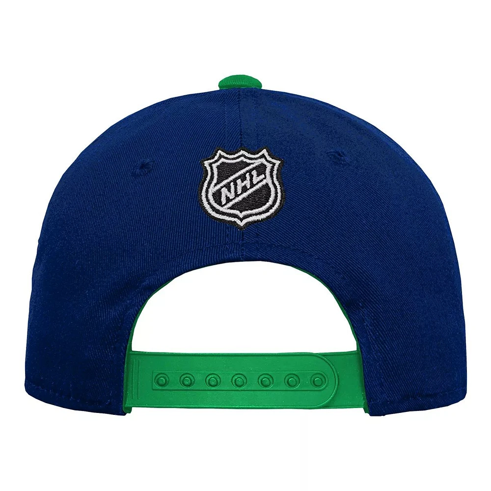 Vancouver Canucks Kids' Precurve Snapback Hat, NHL, Hockey