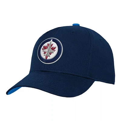 Winnipeg Jets Kids' Precurve Snapback Hat, NHL, Hockey