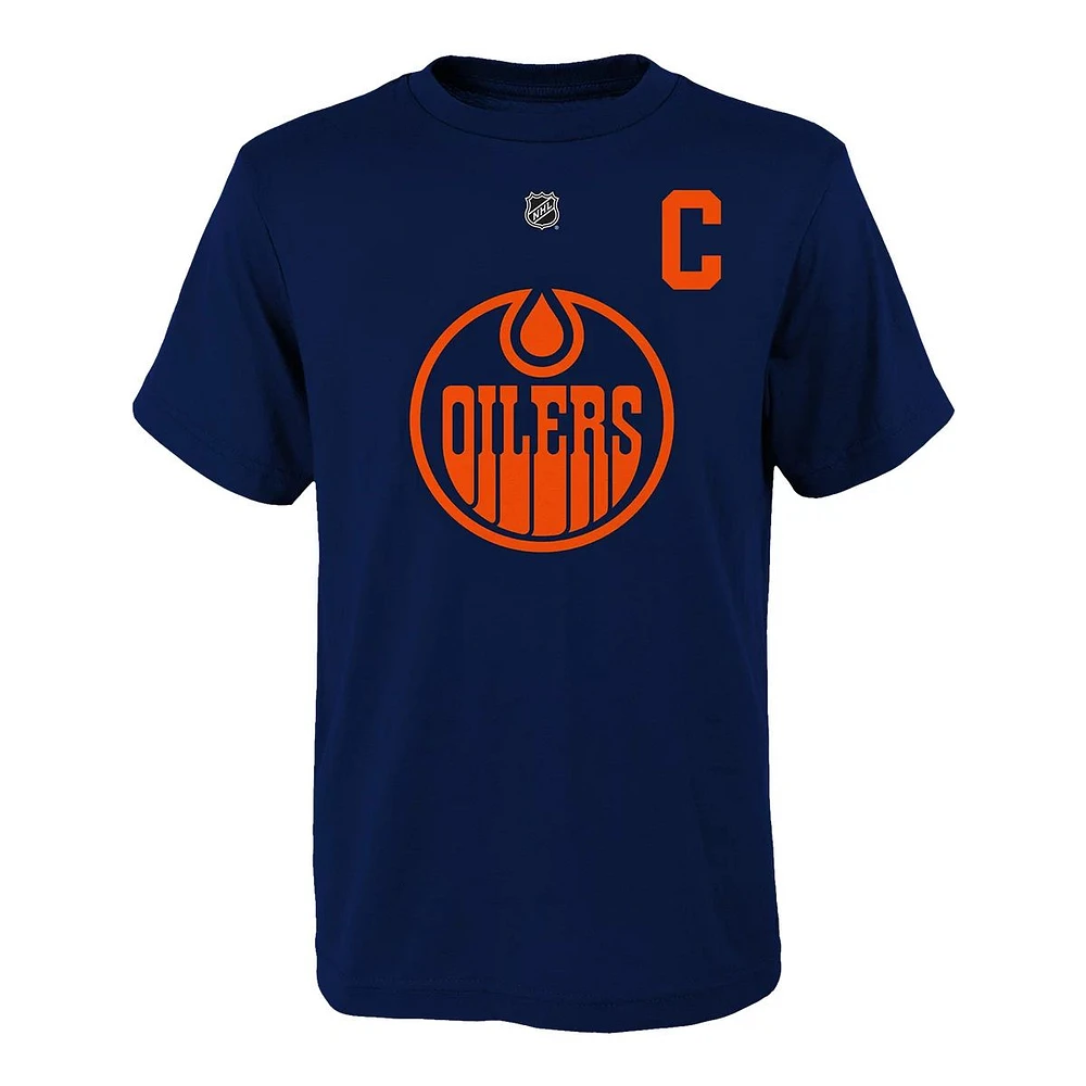 Youth Edmonton Oilers Connor McDavid Jersey T Shirt