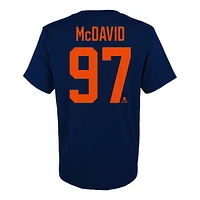 Youth Edmonton Oilers Connor McDavid Jersey T Shirt