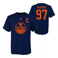 Youth Edmonton Oilers Connor McDavid Jersey T Shirt