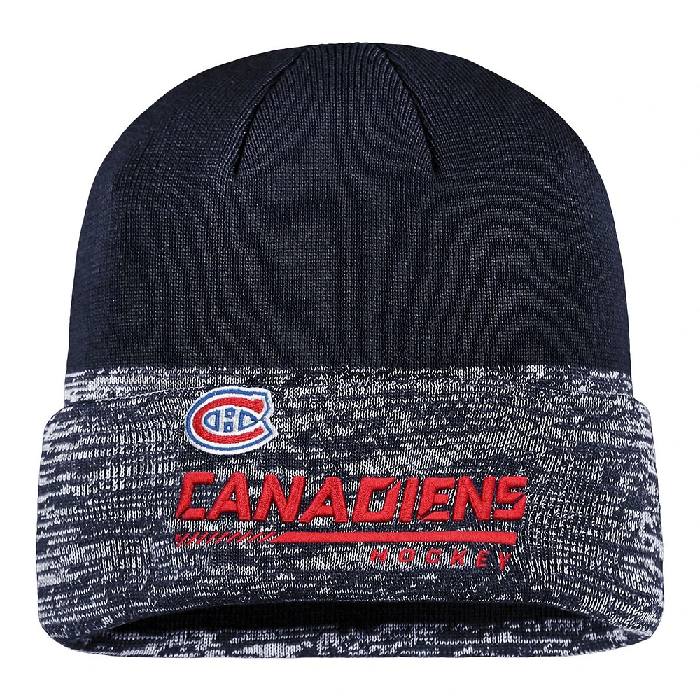 Montreal Canadiens Fanatics Authentic Pro Locker Room Cuffed Knit Hat, NHL, Hockey