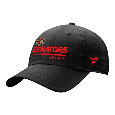 Ottawa Senators Fanatics Authentic Pro Locker Room Unstructured Hat, NHL, Hockey