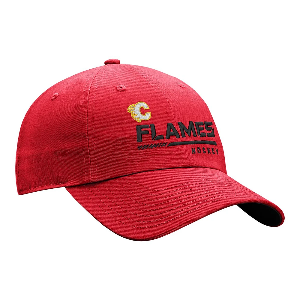 Calgary Flames Fanatics Authentic Pro Locker Room Hat, NHL, Hockey