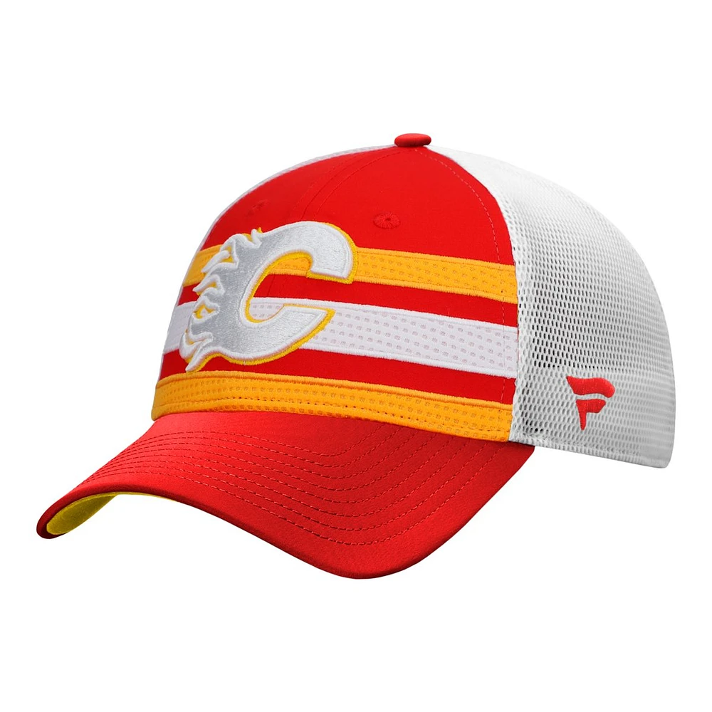 Calgary Flames Fanatics Authentic Pro Structured Draft Hat, NHL, Hockey