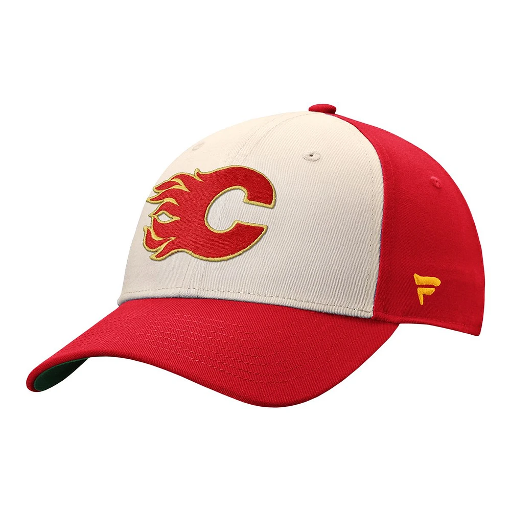 Calgary Flames Fanatics Men's True Classics Struct Adjustable Snapback Cap