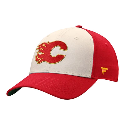 Calgary Flames Fanatics Men's True Classics Struct Adjustable Snapback Cap