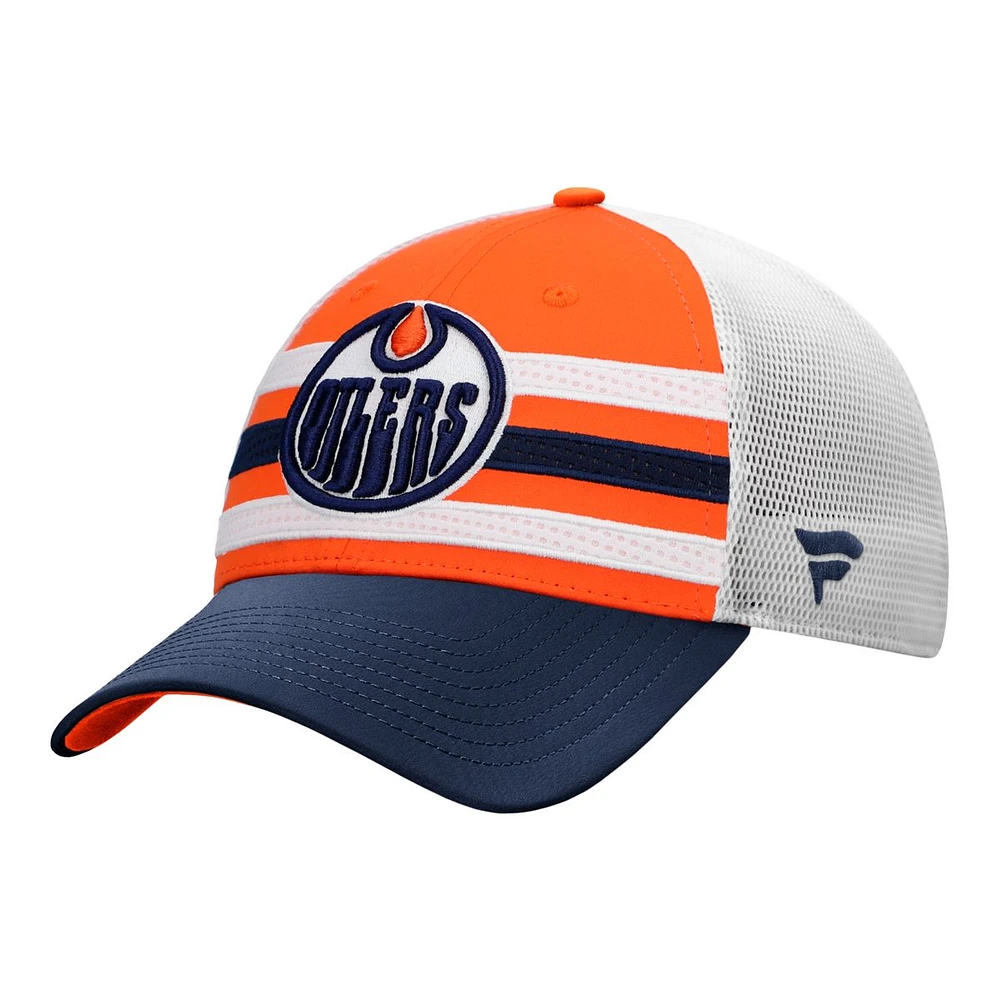 Edmonton Oilers Fanatics Authentic Pro Draft Hat, NHL, Hockey