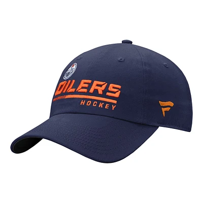 Edmonton Oilers Fanatics Authentic Pro Locker Room Hat, NHL, Hockey