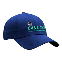 Vancouver Canucks Fanatics Authentic Pro Locker Room Unstructured Adjustable Hat, NHL, Hockey