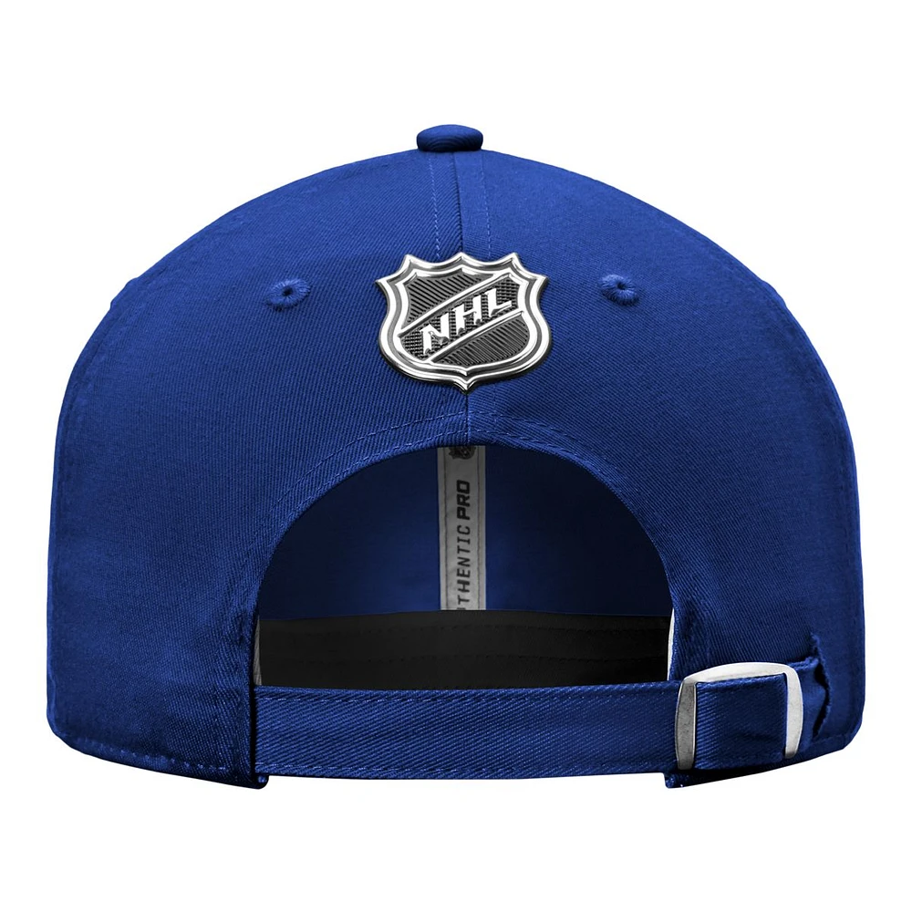 Vancouver Canucks Fanatics Authentic Pro Locker Room Unstructured Adjustable Hat, NHL, Hockey