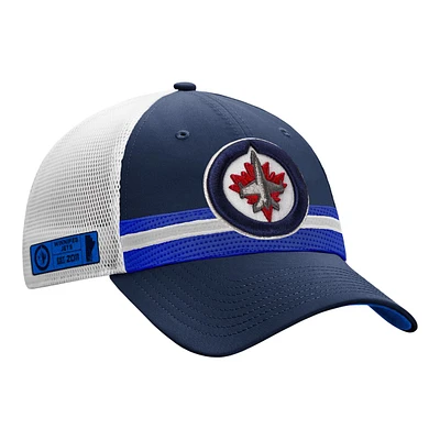 Winnipeg Jets Fanatics Authentic Pro Structured Draft Hat, NHL, Hockey