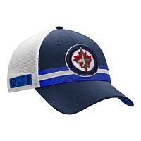 Winnipeg Jets Fanatics Authentic Pro Structured Draft Hat, NHL, Hockey