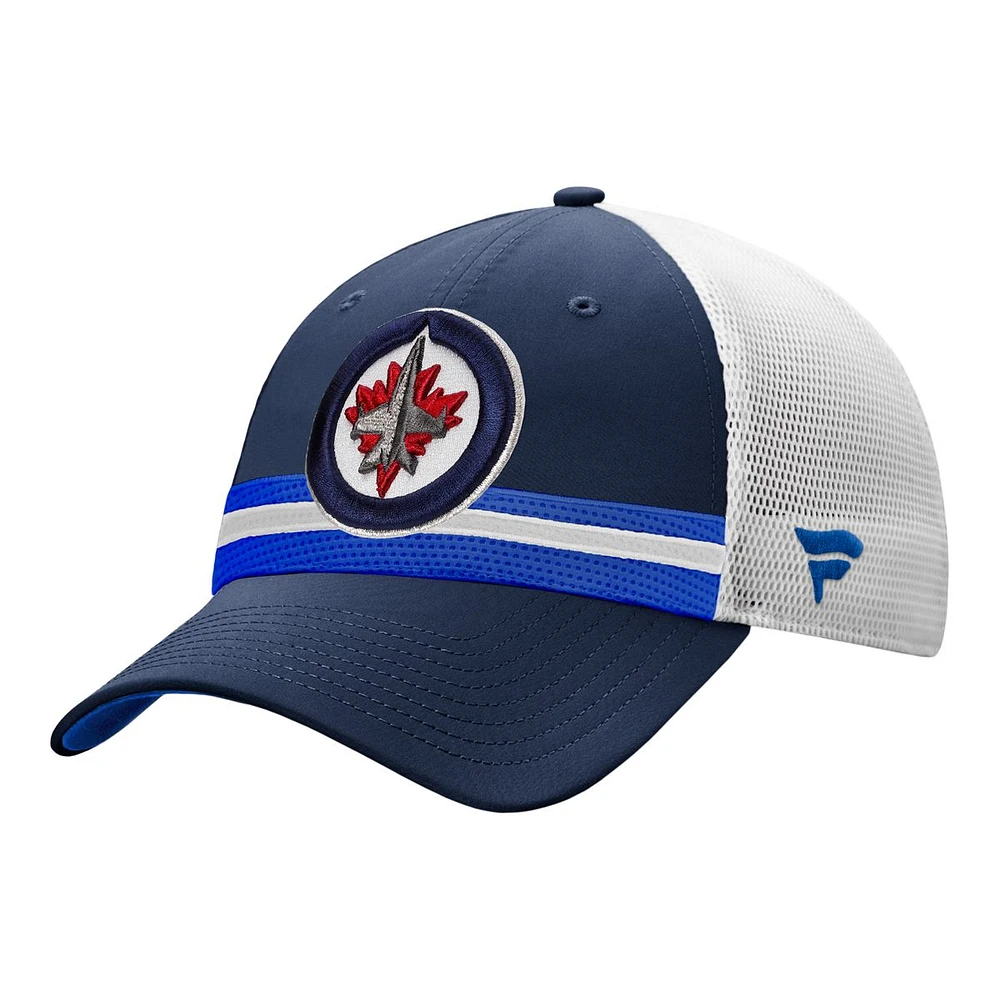 Winnipeg Jets Fanatics Authentic Pro Structured Draft Hat, NHL, Hockey