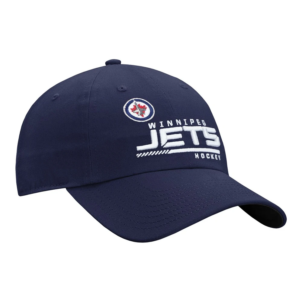 Winnipeg Jets Fanatics Men's Authentic Pro Locker Room Unstructured Cap