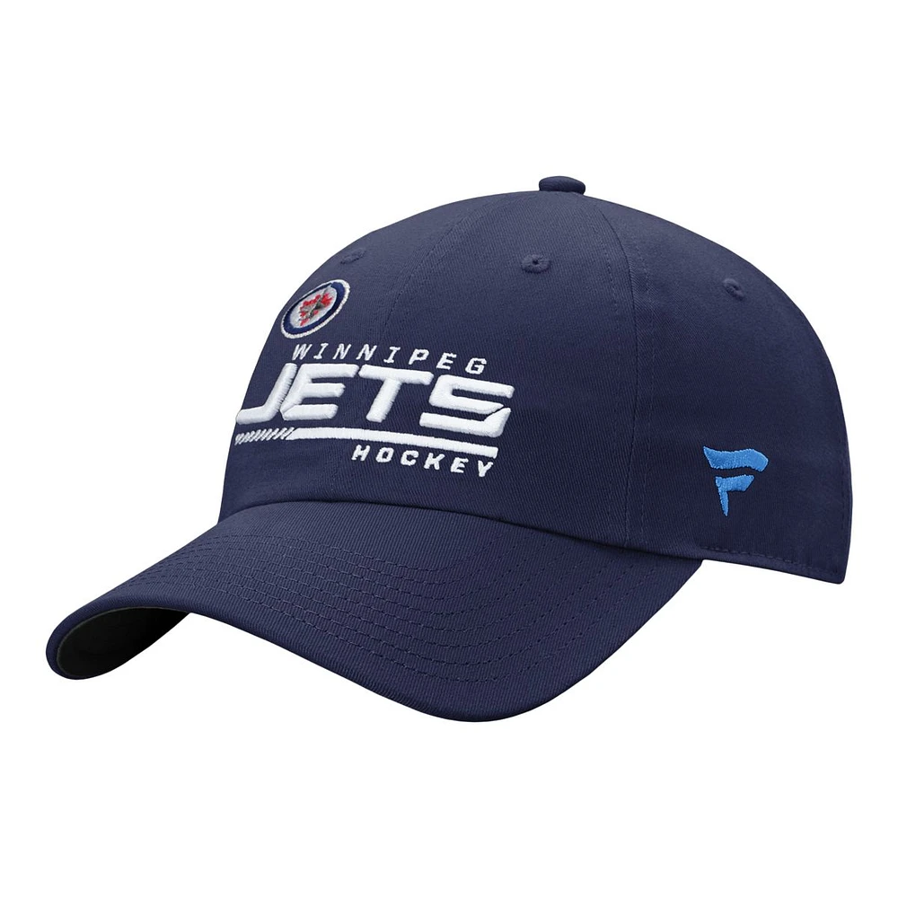 Winnipeg Jets Fanatics Men's Authentic Pro Locker Room Unstructured Cap