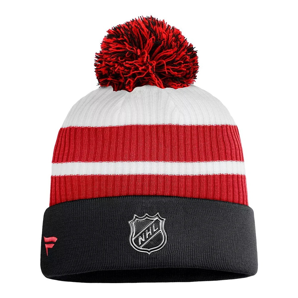 Calgary Flames Fanatics Reverse Retro Pom Knit Hat, NHL, Hockey