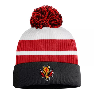 Calgary Flames Fanatics Reverse Retro Pom Knit Hat, NHL, Hockey