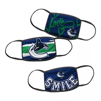 Girls' Vancouver Canucks Face Mask – Non-Medical 3 Pack