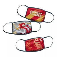 Youth Calgary Flames Face Mask – Non-Medical 3 Pack