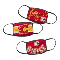 Girls' Calgary Flames Face Mask – Non-Medical 3 Pack